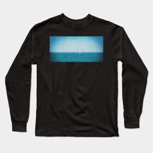 Sailing on Lake Michigan - Sheboygan Long Sleeve T-Shirt